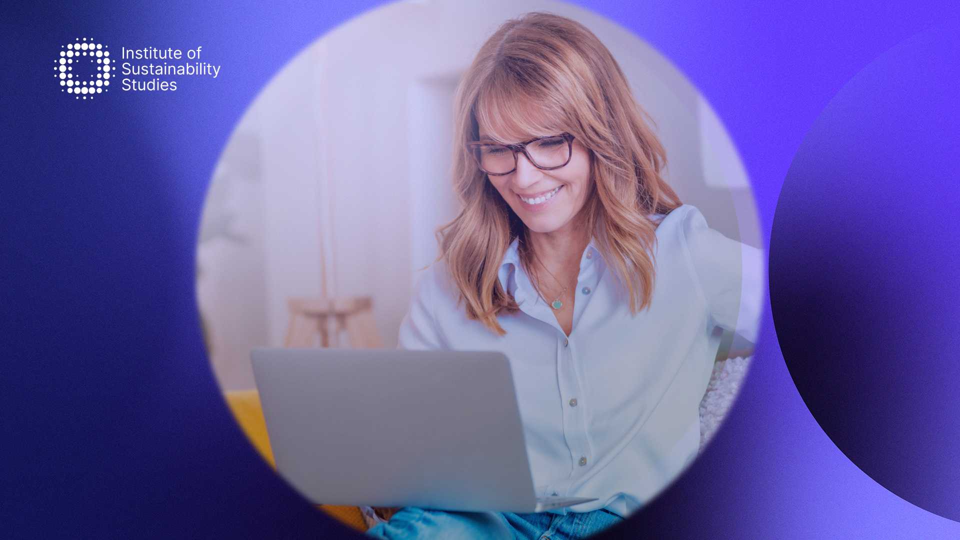 LinkedIn for sustainability jobs - woman working on laptop